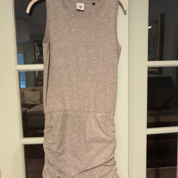 CAbi Everyday Tank Dress Ruched, Size Xtra Small, Style #5267 - Picture 3 of 4